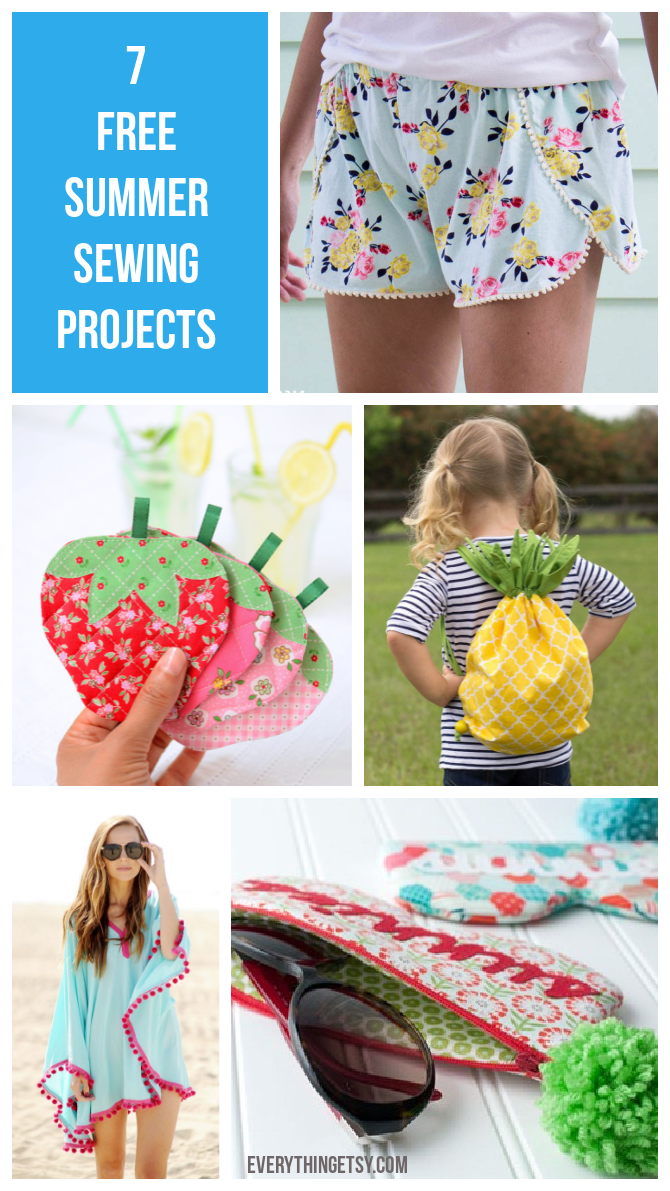 12 Easy Summer Sewing Projects {Tutorials You'll Love
